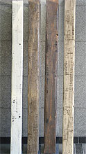 木製アンティーク化粧梁（W135xH150)