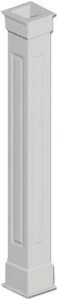 PVCレイズドパネル角コラムラップ(203x2743mm)