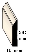 巾木H625(56.5x10.5x3600mm以上)ヘム